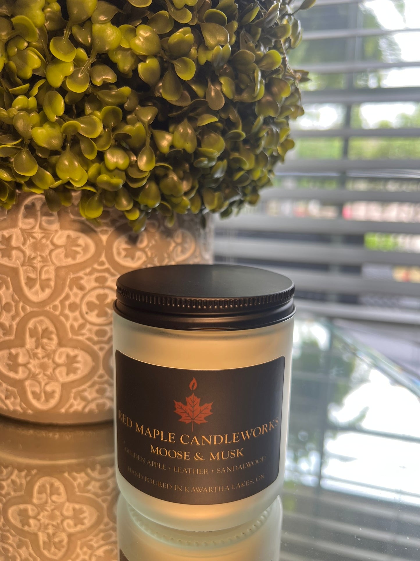 Moose & Musk Wood Wick Candle