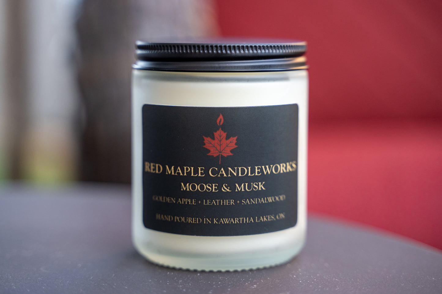 Moose & Musk Wood Wick Candle