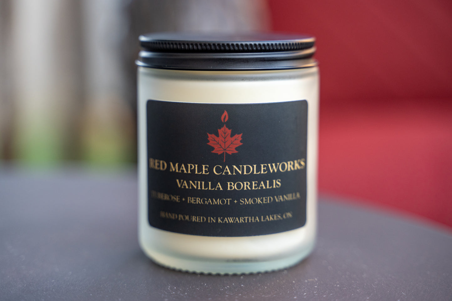 Vanilla Borealis Wood Wick Candle