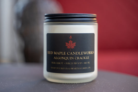 Algonquin Crackle Wood Wick Candle