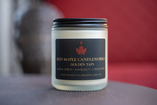 Golden Taps Wood Wick Candle