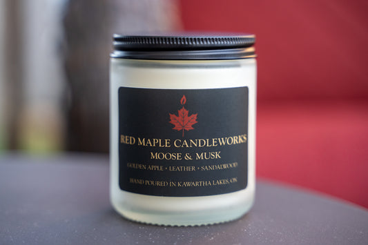 Moose & Musk Wood Wick Candle